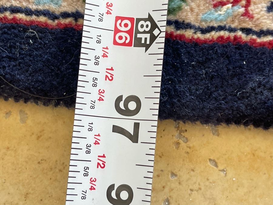 Signed Large Hand Knotted Persian Area Rug 97' X 124' [Photo 18]