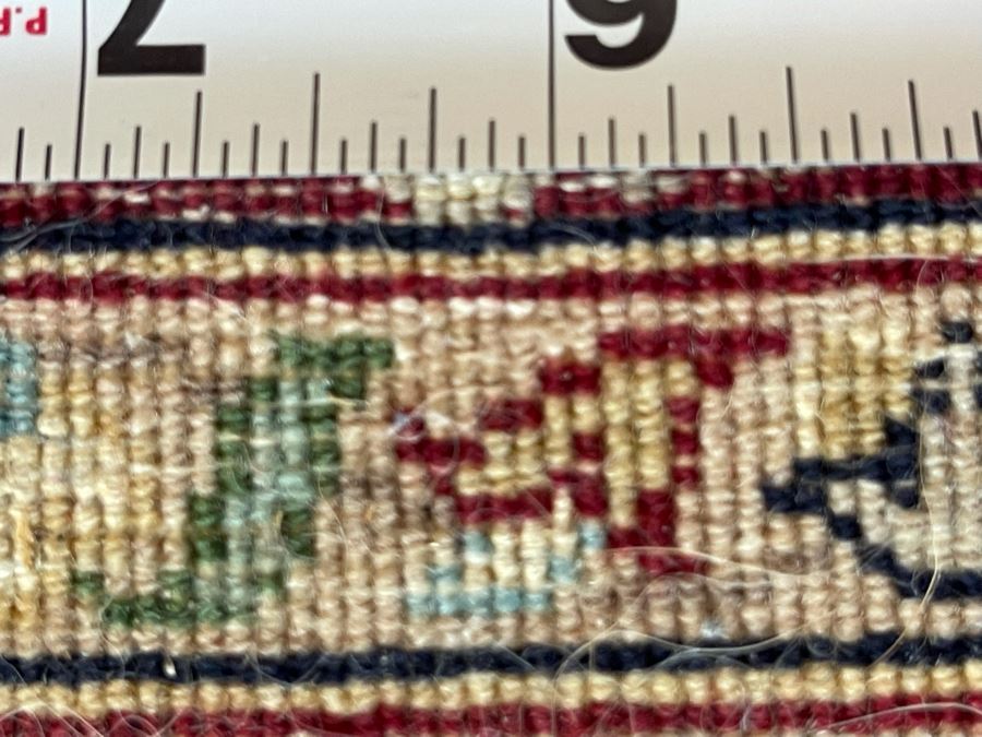 Signed Large Hand Knotted Persian Area Rug 97' X 124' [Photo 15]