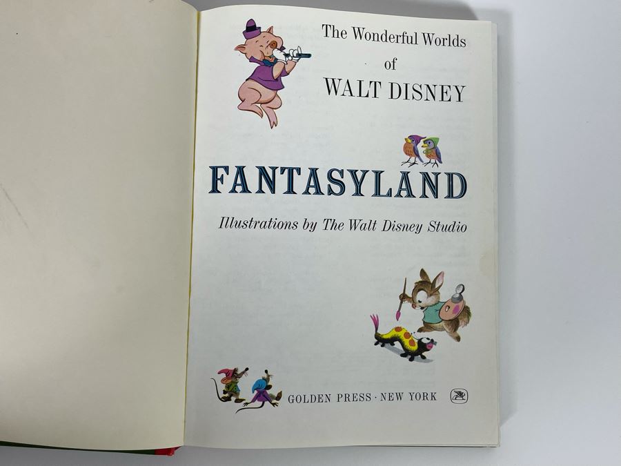 1965 Walt Disney’s Fantasyland Hardcover Book [Photo 2]