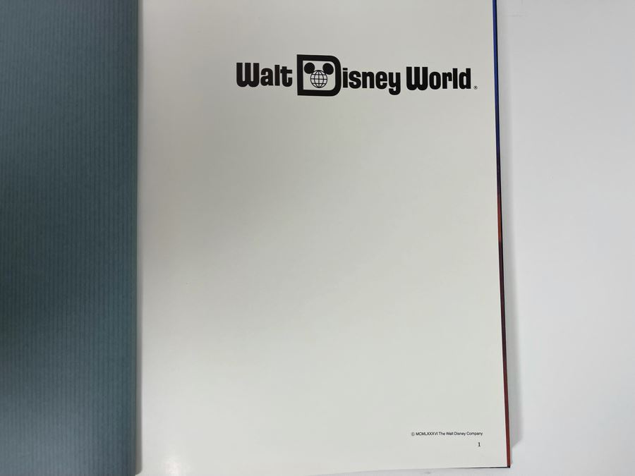 1986 Hardcover Book Walt Disney World [Photo 2]