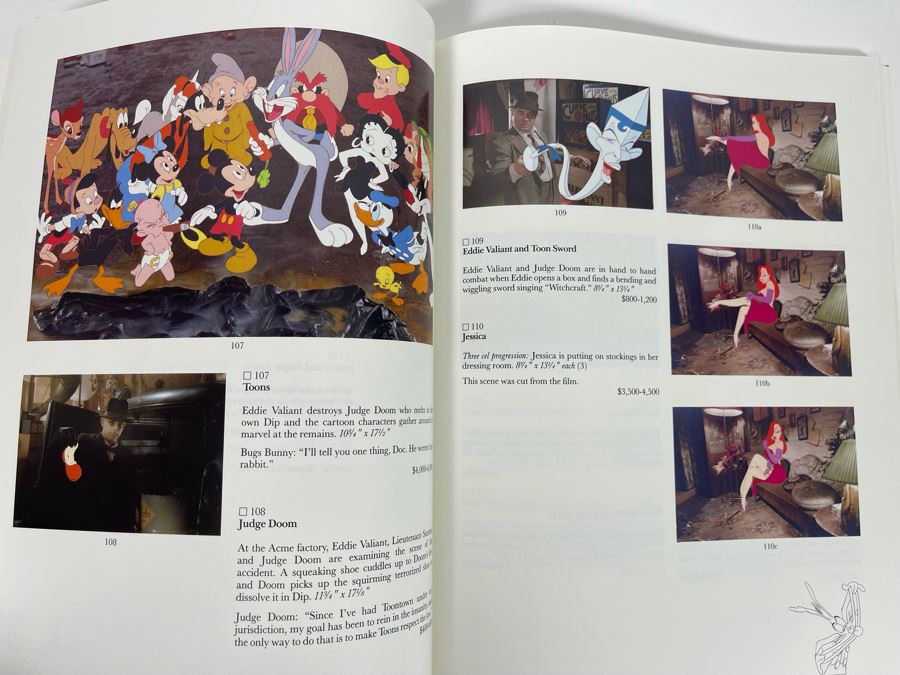 The Art Of Who Framed Roger Rabbit Sotheny’s Auction Catalog 1989 [Photo 3]