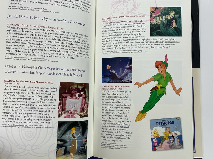 Limited Edition Disney’s 75 Years Of Music & Memories Music Cds And Book Box Set [Photo 7]