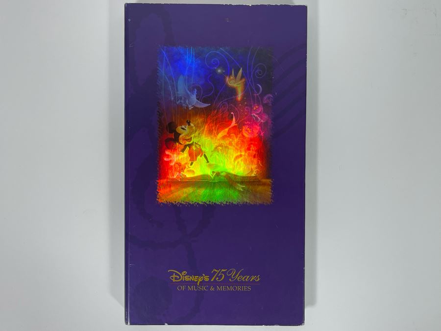 Limited Edition Disney’s 75 Years Of Music & Memories Music Cds And Book Box Set