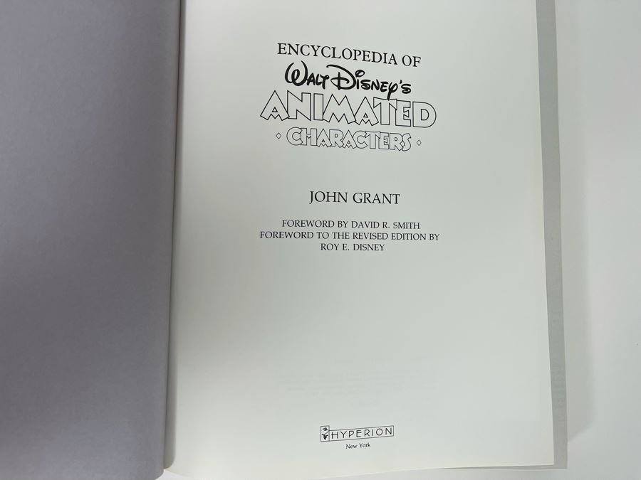 First Edition Hardcover Book Encyclopedia Of Walt Disney’s Animated Characters [Photo 7]