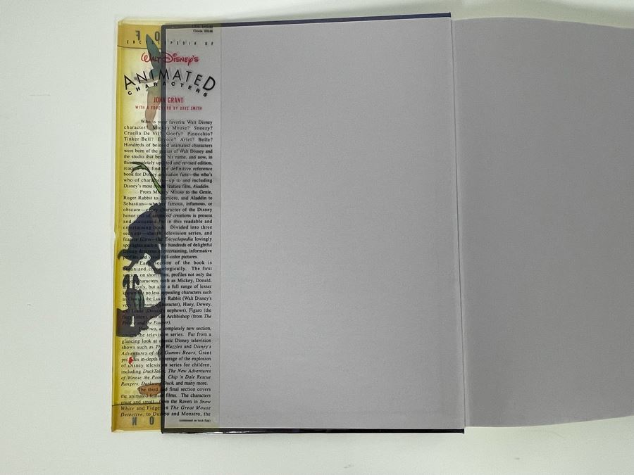First Edition Hardcover Book Encyclopedia Of Walt Disney’s Animated Characters [Photo 5]