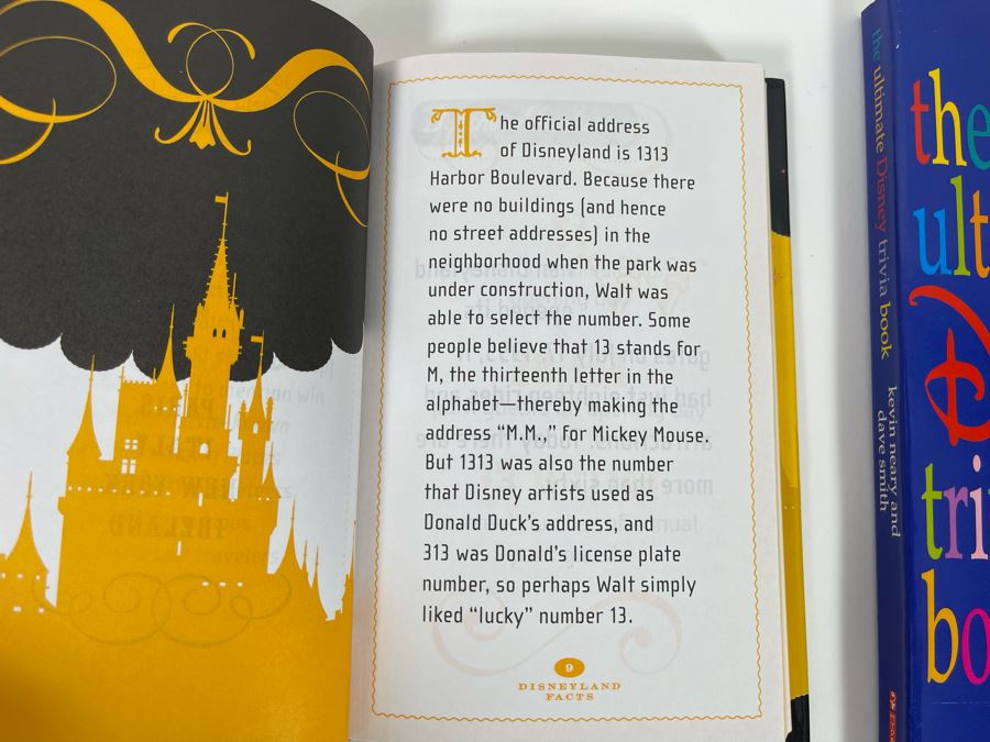 Pair Of Disney Books: Little-Known Facts About Disneyland And The Ultimate Disney Trivia Book [Photo 5]