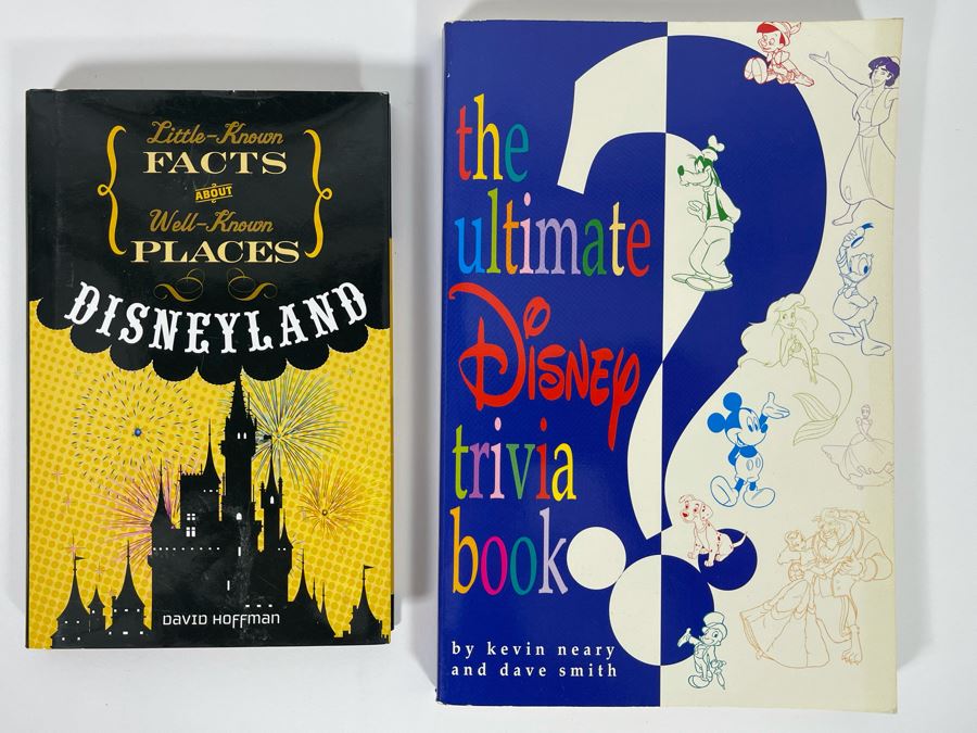 Pair Of Disney Books: Little-Known Facts About Disneyland And The Ultimate Disney Trivia Book [Photo 1]