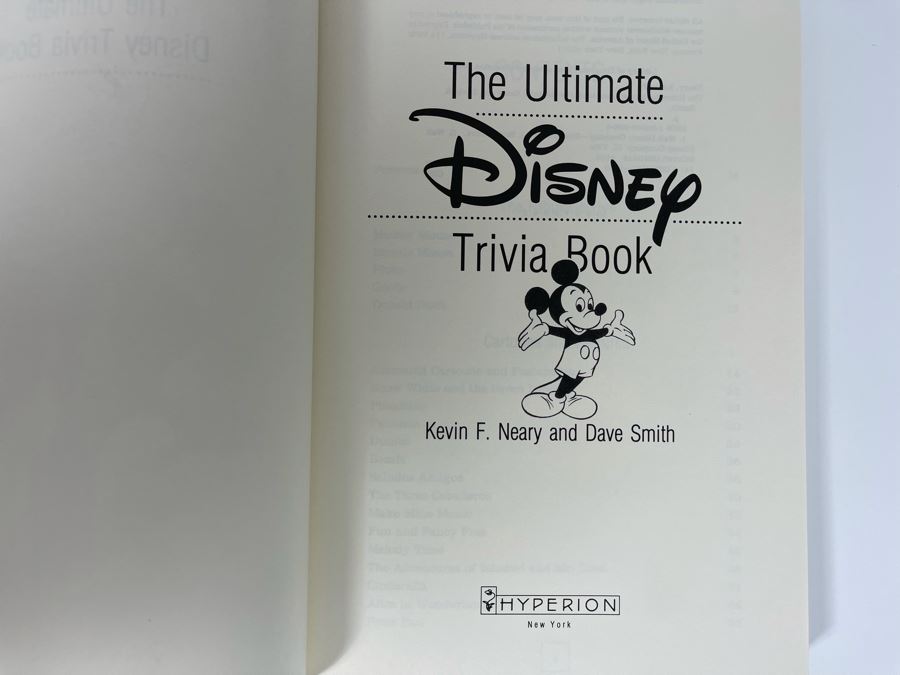 Pair Of Disney Books: Little-Known Facts About Disneyland And The Ultimate Disney Trivia Book [Photo 7]