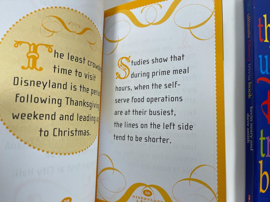 Pair Of Disney Books: Little-Known Facts About Disneyland And The Ultimate Disney Trivia Book [Photo 6]