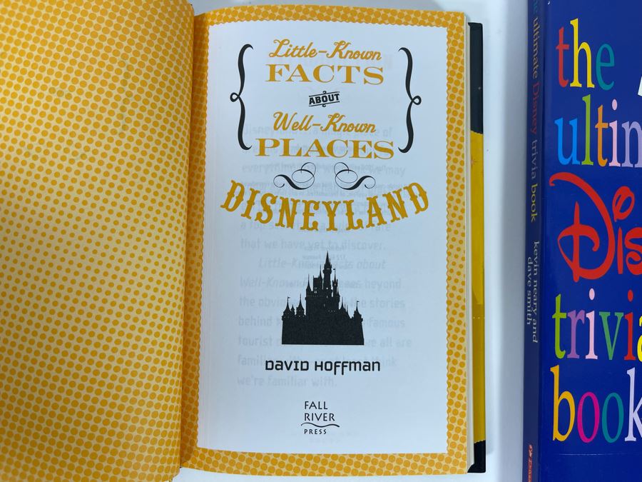 Pair Of Disney Books: Little-Known Facts About Disneyland And The Ultimate Disney Trivia Book [Photo 2]