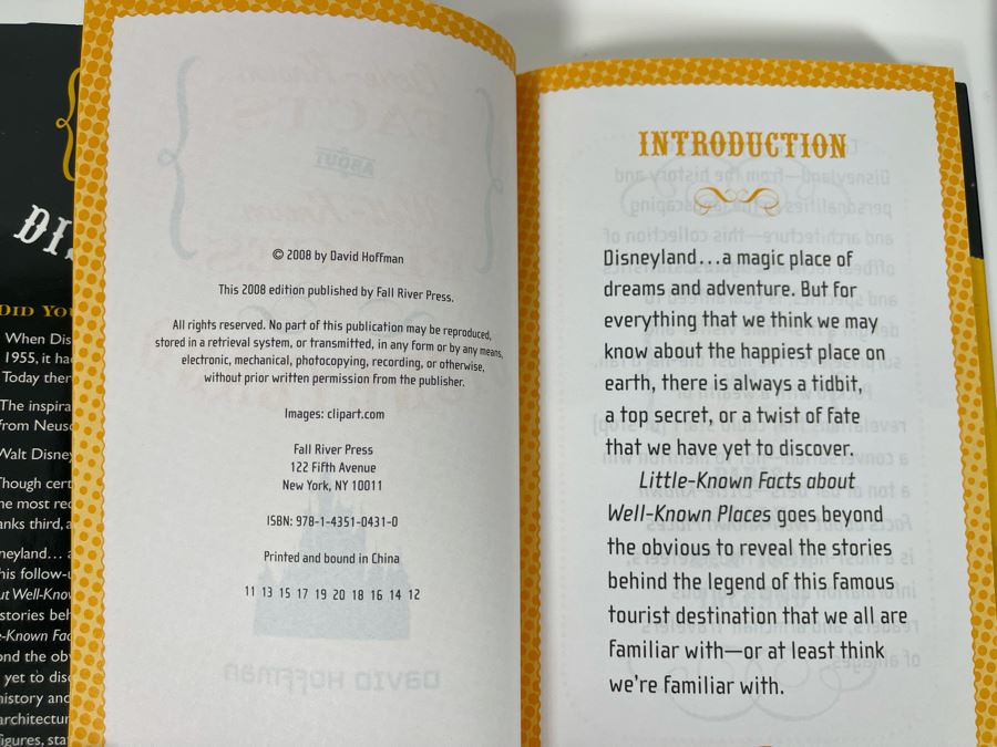 Pair Of Disney Books: Little-Known Facts About Disneyland And The Ultimate Disney Trivia Book [Photo 3]