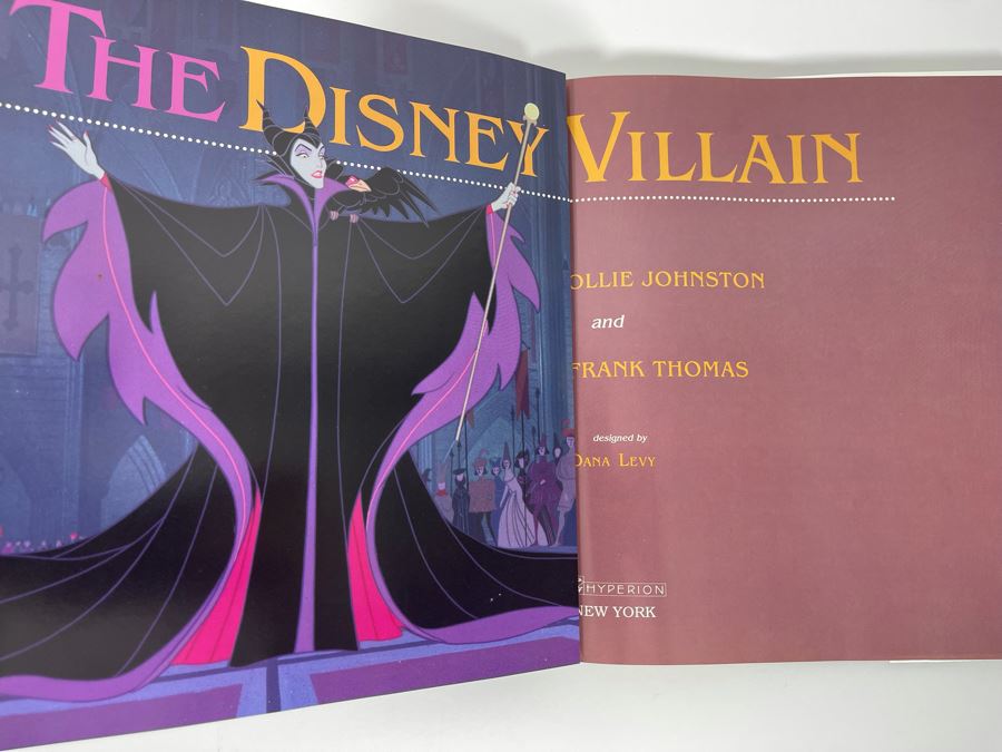 First Edition Hardcover Book The Disney Villain [Photo 6]