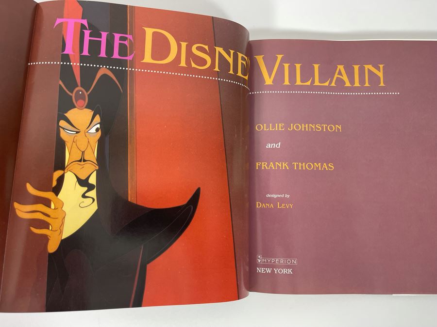 First Edition Hardcover Book The Disney Villain [Photo 7]