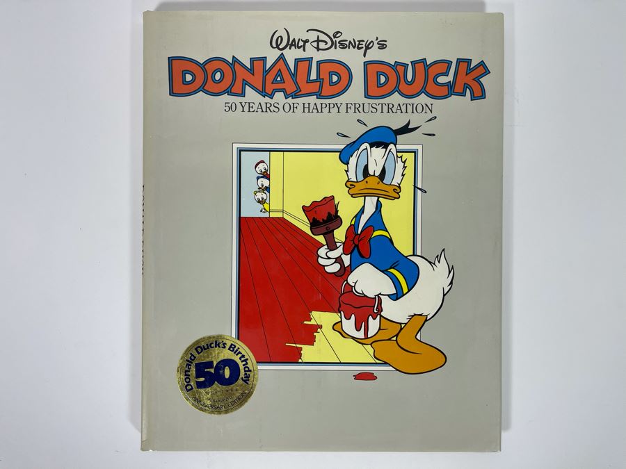 Hardcover Book Walt Disney’s Donald Duck 50 Years Of Happy Frustration [Photo 1]