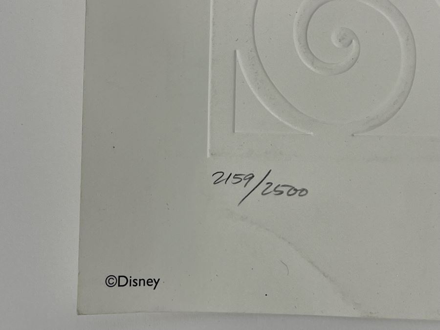 Hand Signed Limited Edition Lithograph Walt Disney’s 100th Birthday Cast Member 18.5 X 23 [Photo 8]