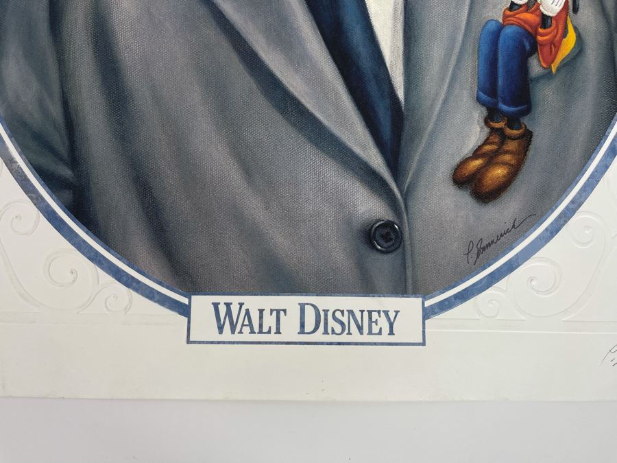 Hand Signed Limited Edition Lithograph Walt Disney’s 100th Birthday Cast Member 18.5 X 23 [Photo 5]