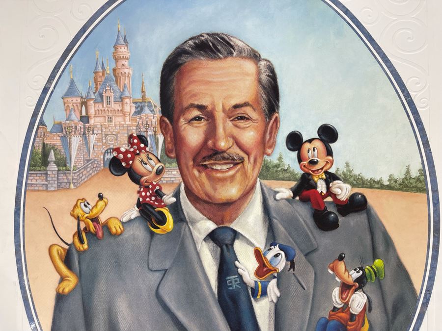 Hand Signed Limited Edition Lithograph Walt Disney’s 100th Birthday Cast Member 18.5 X 23 [Photo 3]