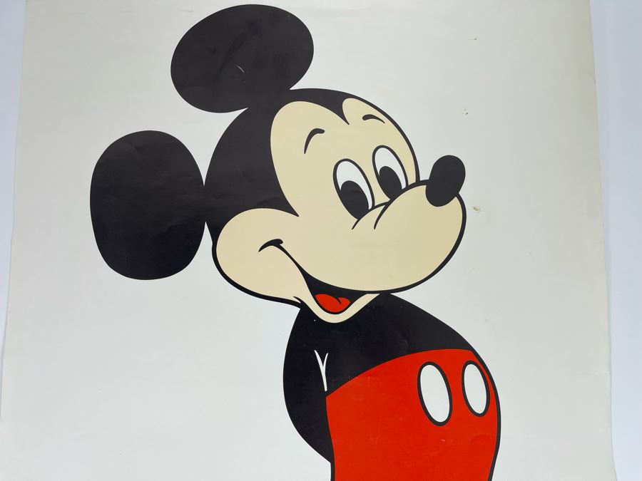 Walt Disney Productions Mickey Mouse Poster 18 X 24