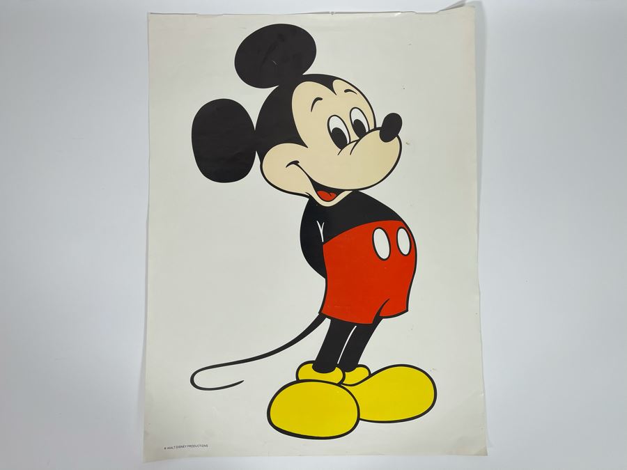 Walt Disney Productions Mickey Mouse Poster 18 X 24 [Photo 1]