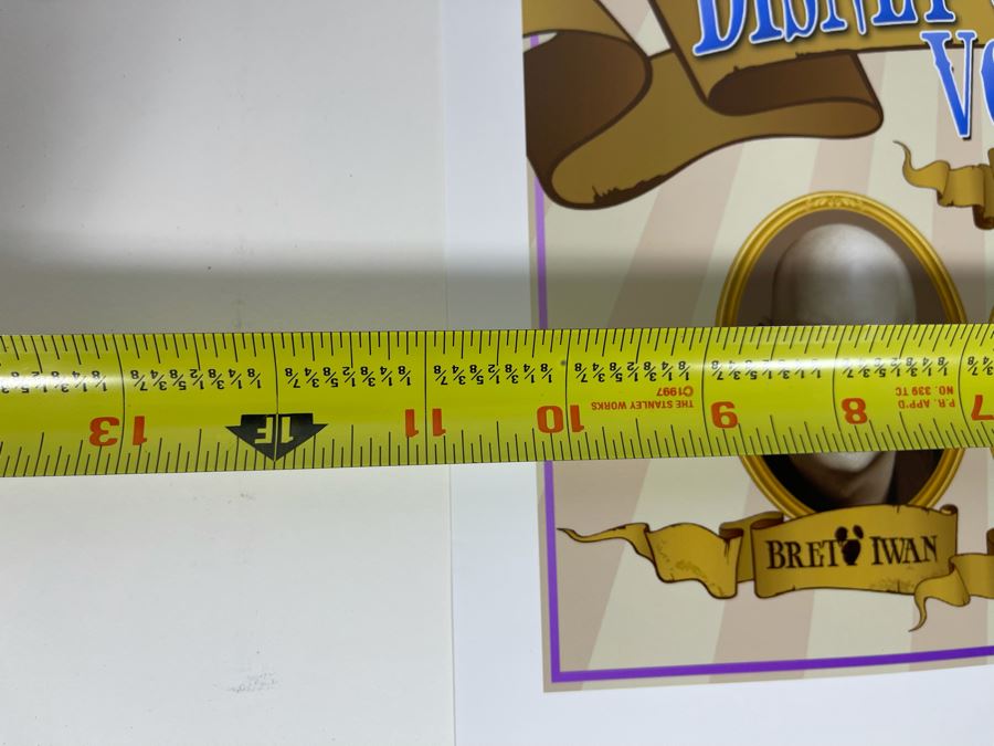 Rare Signed An Evening With Disney Character Voices Poster 2012 10 X 16 [Photo 6]