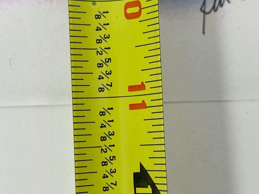 Hand Signed Ken Edwards Print Of Disney LE Art Watch Face 40th Anniversary 1955-1995 17 X 11 (Watch Featured In This Sale) [Photo 8]