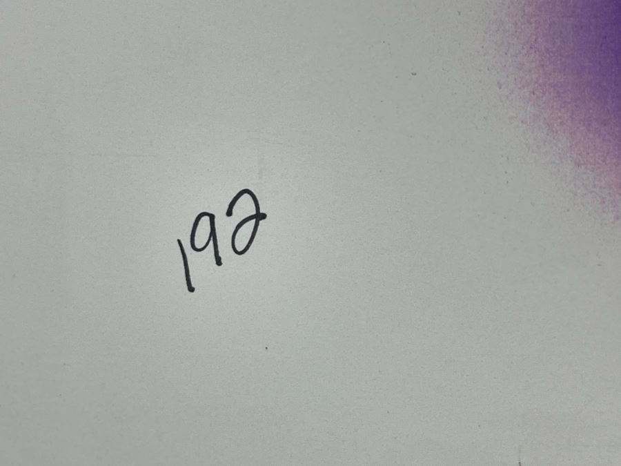 Hand Signed Ken Edwards Print Of Disney LE Art Watch Face 40th Anniversary 1955-1995 17 X 11 (Watch Featured In This Sale) [Photo 6]