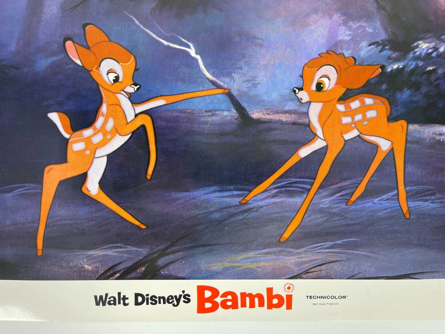 Walt Disney’s Bambi Movie Lobby Card Print 14 X 11