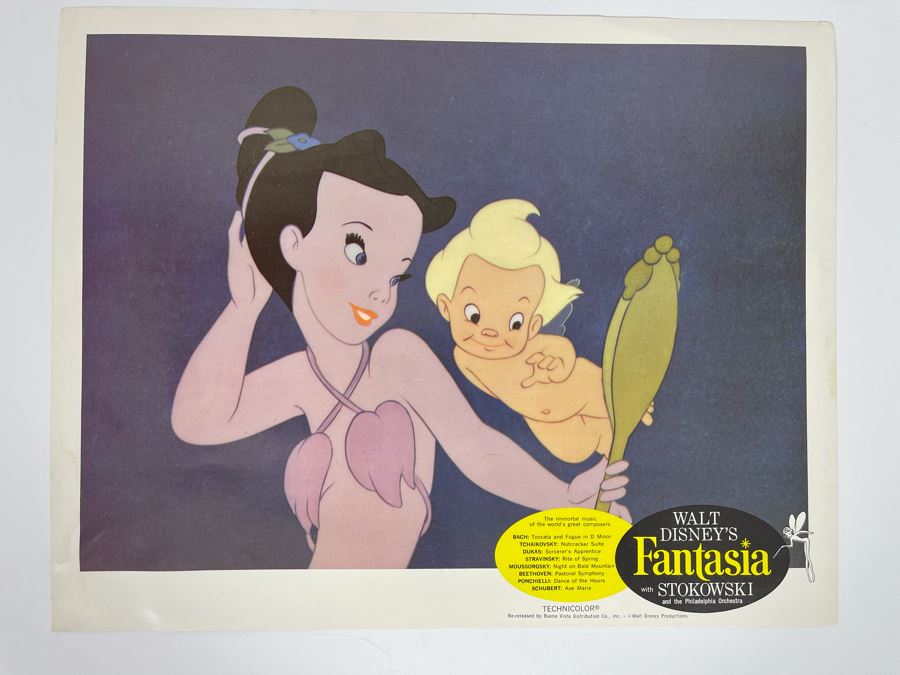 Walt Disney’s Fantasia Movie Lobby Card Print 14 X 11