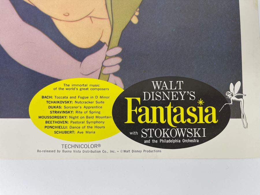 Walt Disney’s Fantasia Movie Lobby Card Print 14 X 11 [Photo 3]