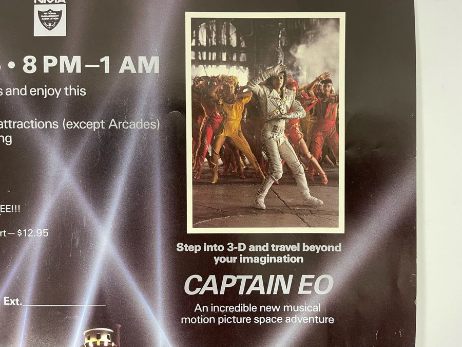 Disneyland Rockwell Private Party Celebration Movie Poster 1986 17 X 22 [Photo 3]