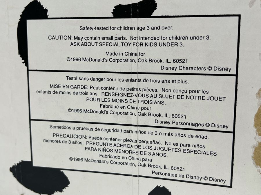 Limited Edition 1996 Disney’s 101 Dalmations McDonalds Happy Meal Collector Set With Cert [Photo 14]