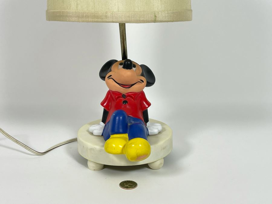 Vintage Mickey Mouse Table Lamp 16H [Photo 3]