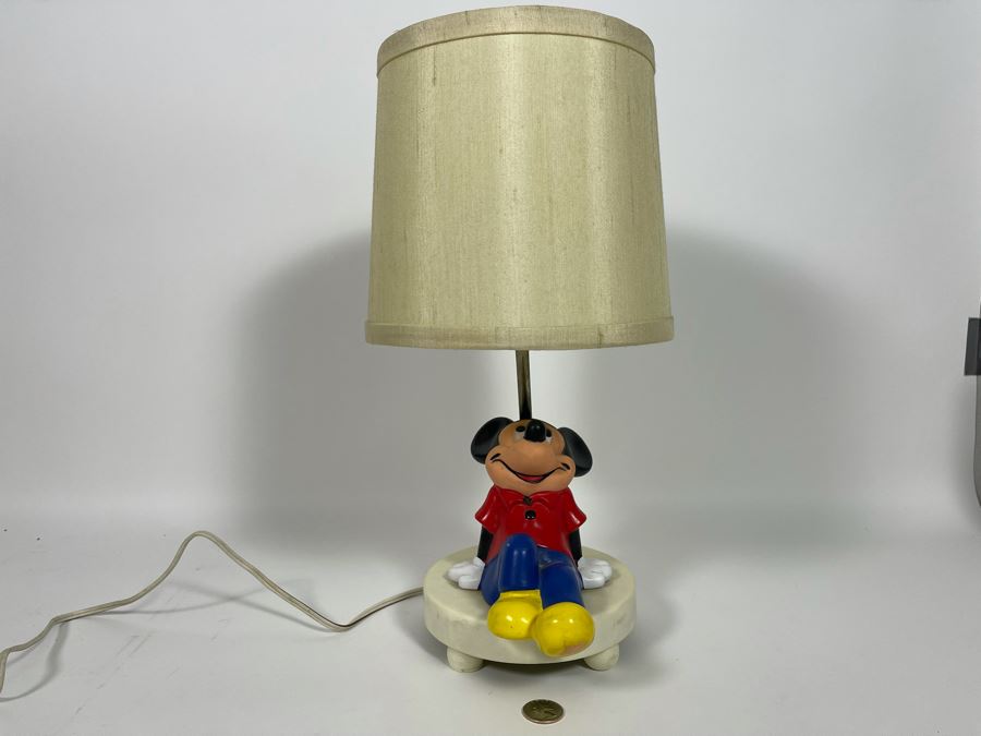 Vintage Mickey Mouse Table Lamp 16H [Photo 4]
