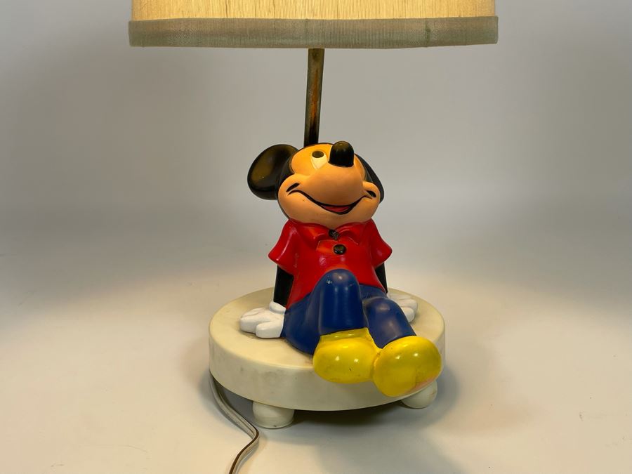 Vintage Mickey Mouse Table Lamp 16H [Photo 11]