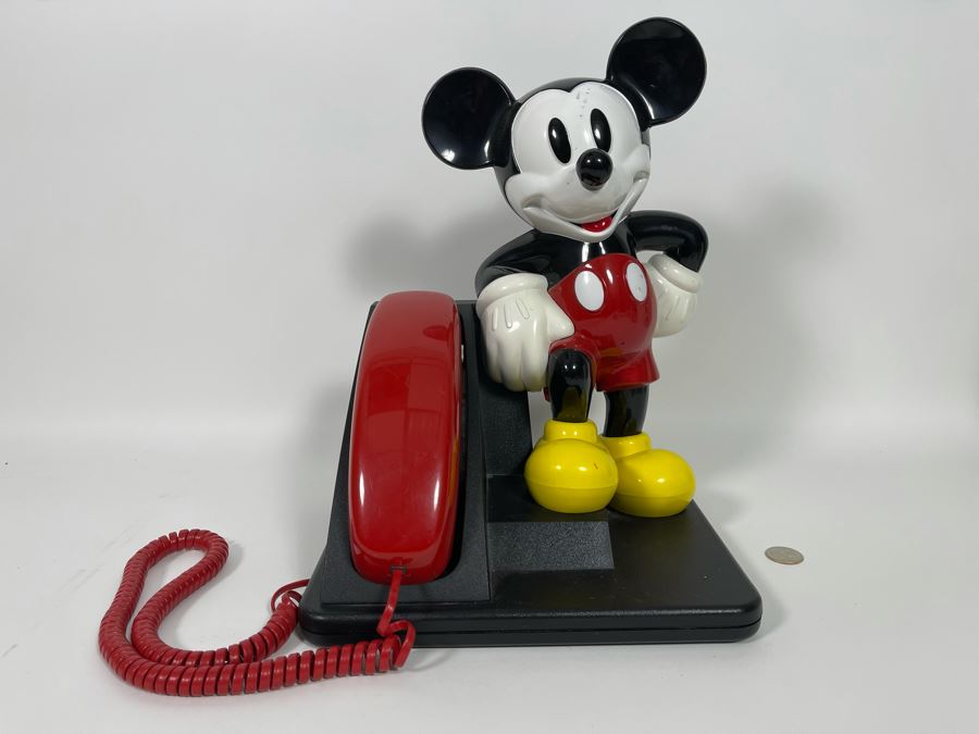 Vintage AT&T Mickey Mouse Phone 10W X 9D X 14H [Photo 3]