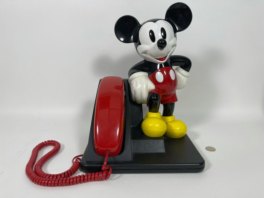 Vintage AT&T Mickey Mouse Phone 10W X 9D X 14H [Photo 2]