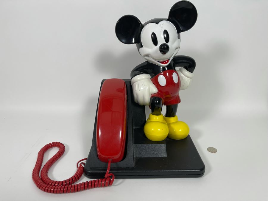 Vintage AT&T Mickey Mouse Phone 10W X 9D X 14H