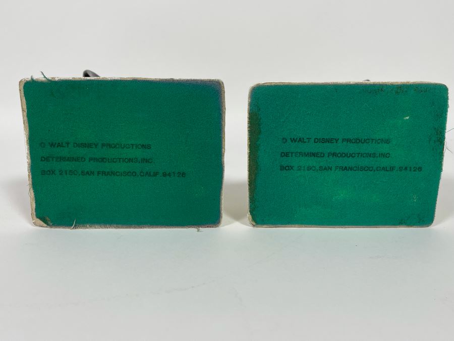Pair Of Vintage Mickey Mouse And Minnie Mouse Bookends By Determined Productions Plus Three Signed Paperback Disney Hidden Mickey Books [Photo 10]