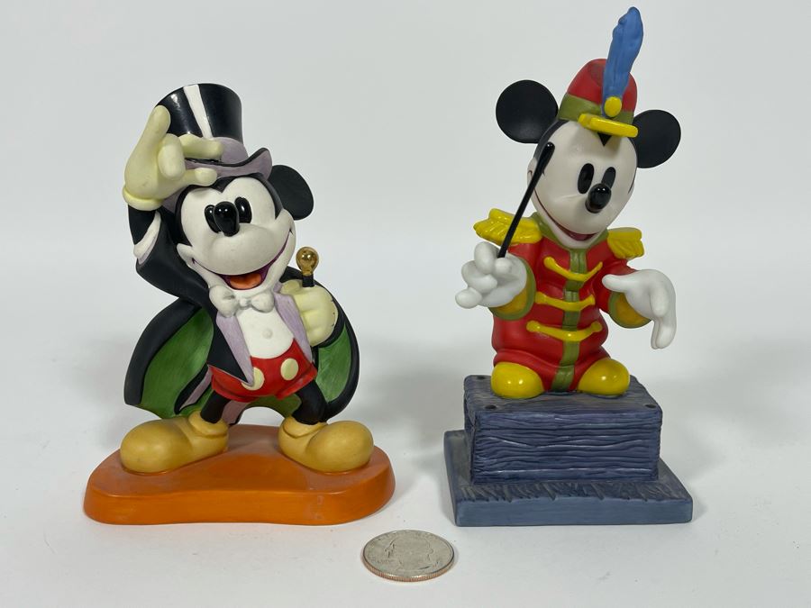 Pair Of Classics Walt Disney Mickey Mouse Figurines [Photo 4]