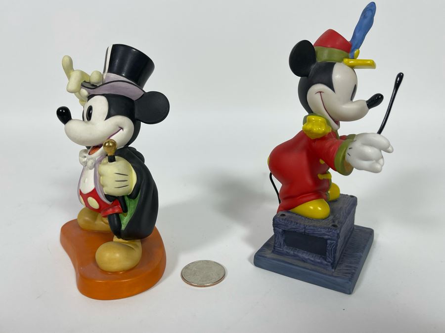 Pair Of Classics Walt Disney Mickey Mouse Figurines [Photo 3]