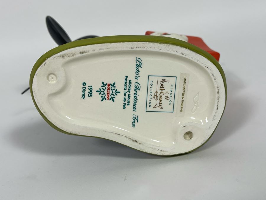 1995 Classics Walt Disney Collection Pluto’s Christmas Tree Mickey Mouse Presents For My Pals Figurine [Photo 7]