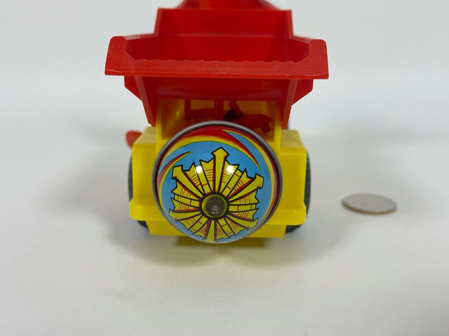 Vintage Walt Disney Productions Japanese Wind Up Mickey Mouse Toy Truck Working [Photo 7]