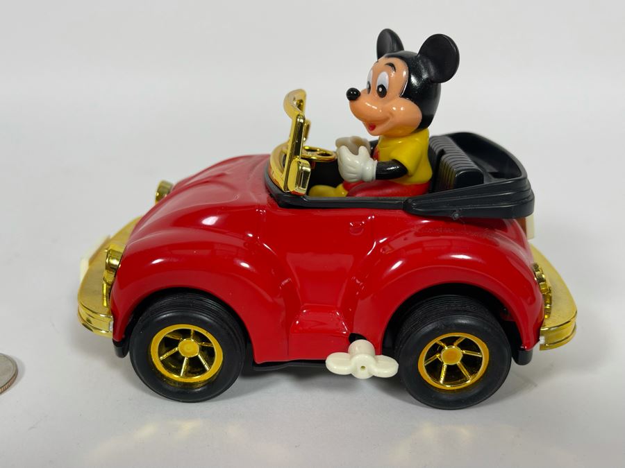 Vintage 1983 Masudaya Corp Japanese Wind-Up Mickey Mouse Car Estimate $100 [Photo 10]