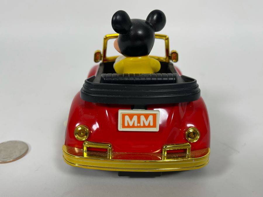 Vintage 1983 Masudaya Corp Japanese Wind-Up Mickey Mouse Car Estimate $100 [Photo 9]
