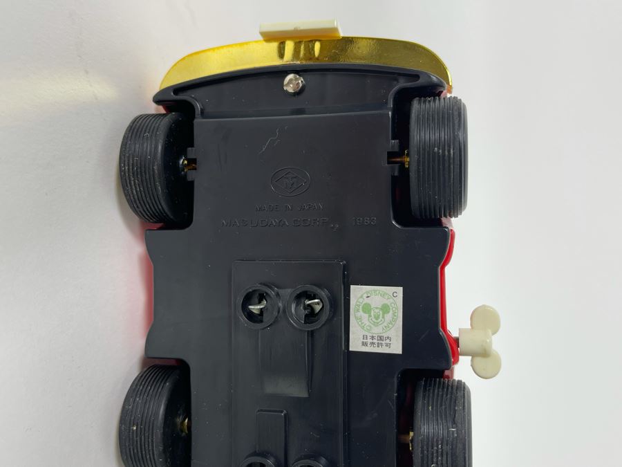 Vintage 1983 Masudaya Corp Japanese Wind-Up Mickey Mouse Car Estimate $100 [Photo 12]