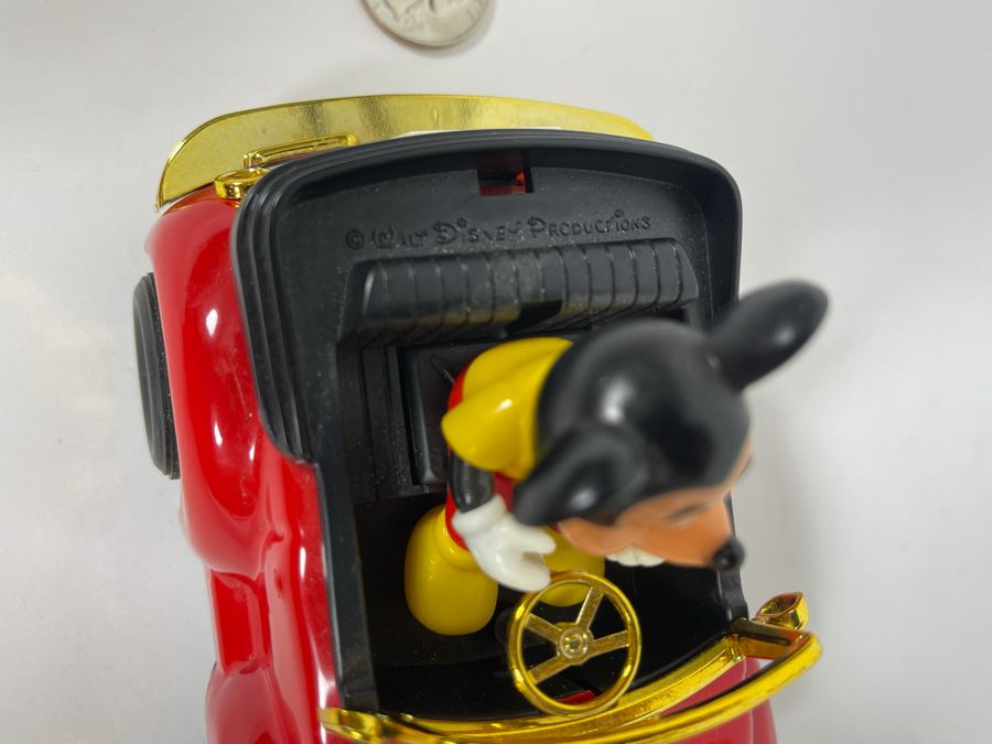 Vintage 1983 Masudaya Corp Japanese Wind-Up Mickey Mouse Car Estimate $100 [Photo 7]