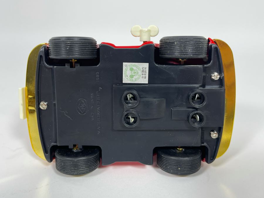 Vintage 1983 Masudaya Corp Japanese Wind-Up Mickey Mouse Car Estimate $100 [Photo 11]