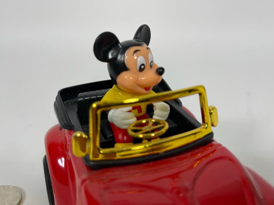 Vintage 1983 Masudaya Corp Japanese Wind-Up Mickey Mouse Car Estimate $100 [Photo 8]