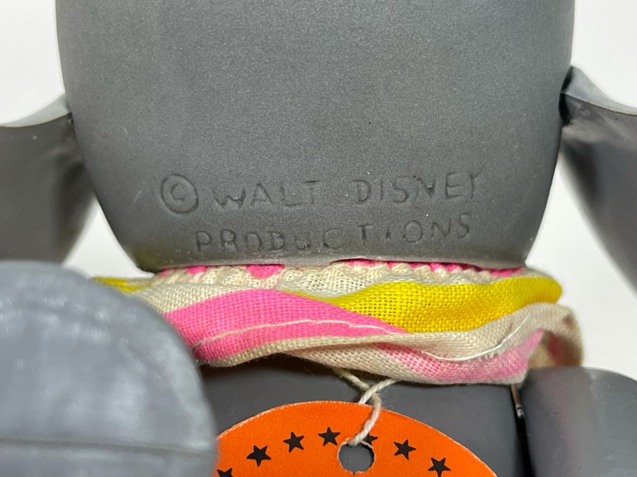 Vintage R. Dakin Disney Dumbo Plastic Figurine With Original Tag No 3528 [Photo 10]