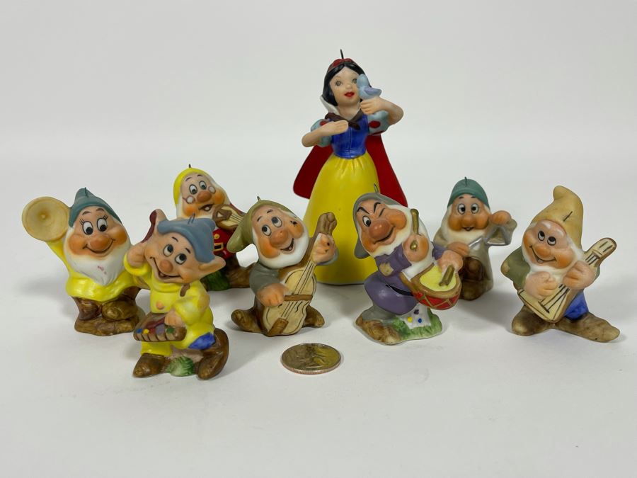 The Walt Disney Of Snow White And The Seven Dwarfs Figurines By Schmid [Photo 2]